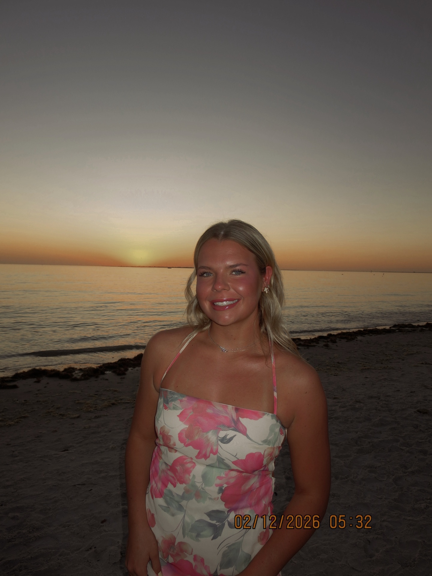 Elizabeth at sunset